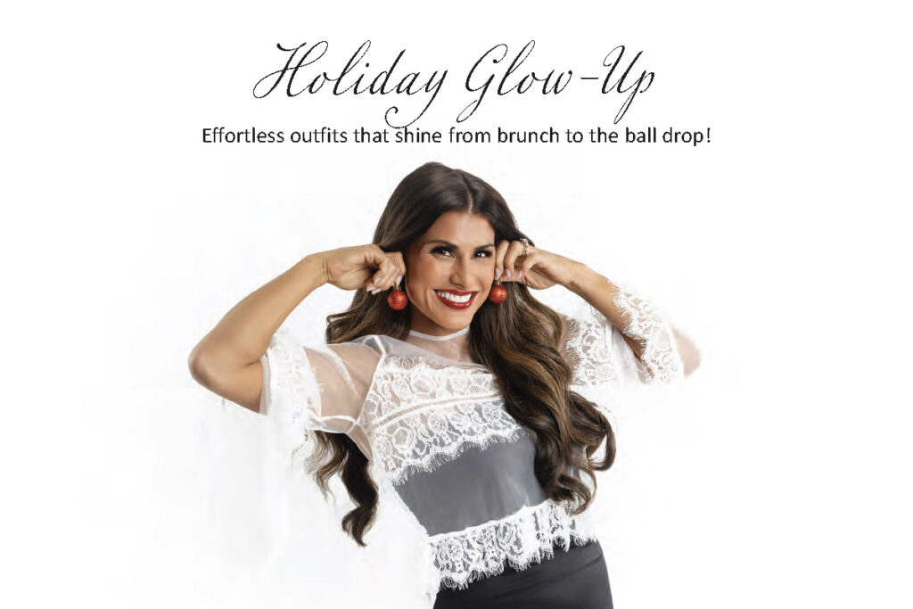 Holiday Glow Up Fashion photo
