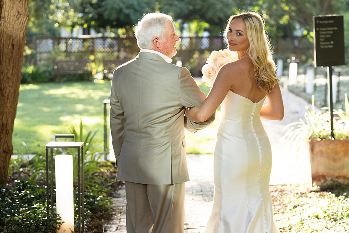 Plaza Hotel Wedding bride and dad