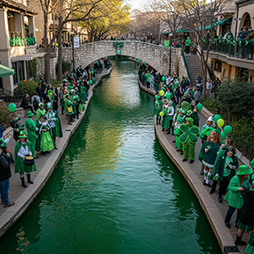 Green riverwalk