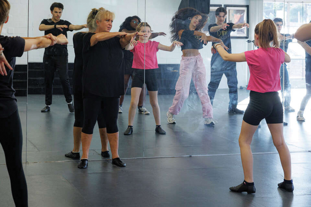 missymiller with dancing students